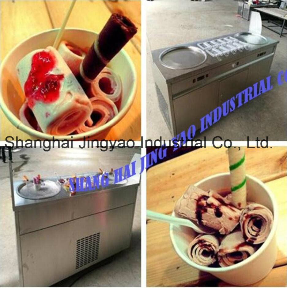 Pan Fried Ice Cream Machine, Instant Ice Cream Rolls Machine